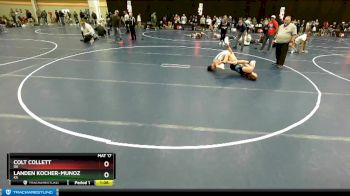 120 lbs Champ. Round 4 - Colt Collett, OK vs Landen Kocher-Munoz, KS