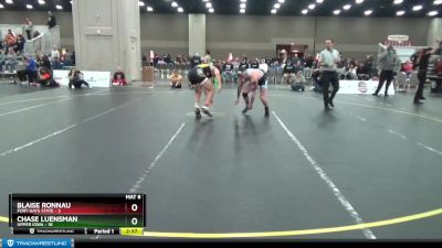 165 lbs 2nd Wrestleback (16 Team) - Chase Luensman, Upper Iowa vs Blaise Ronnau, Fort Hays State