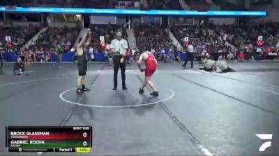 130 lbs Cons. Round 2 - Gabriel Rocha, Salina vs Brock Glassman, Tonganoxie