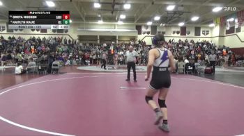 125 lbs Round 2 - Kaitlyn Raue, Iowa City Liberty vs Greta Noesen, East Buchanan