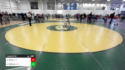 69 lbs Consi Of 8 #1 - Cole Salce, Newtown CT vs John DeRosa, MarcAurele WC