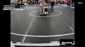 95 lbs Cons. Semi - Waylon Courtois, Topeka Blue Thunder vs Reid Pfortmiller, Phillipsburg