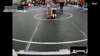 95 lbs Cons. Semi - Waylon Courtois, Topeka Blue Thunder vs Reid Pfortmiller, Phillipsburg