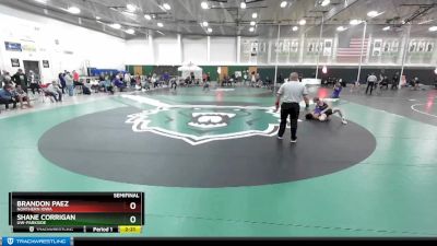 125 lbs Semifinal - Shane Corrigan, UW-Parkside vs Brandon Paez, Northern Iowa