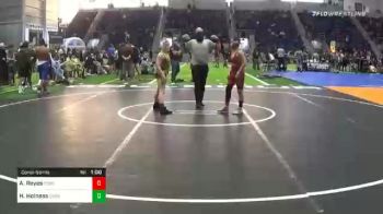 106 lbs Consolation - Anjelo Reyes, Toros WC vs Holden Hoiness, Darkhorse WC