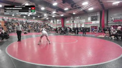 175 lbs Cons. Round 3 - Brody Hansen, Dos Pueblos vs Oscar Hernandez, Adelanto