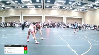 132 lbs Consi Of 64 #1 - Draiden Mabuti, Honolulu WC vs Benjamin Rhodes, Club Colony HS