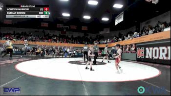 52 lbs Round Of 16 - Houston Morrow, Comanche Takedown Club vs Gunnar Brown, Duncan Demon Wrestling