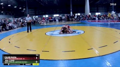 132 lbs Semis & 1st Wb (8 Team) - Caleb Rafal, GREAT NECK WRESTLING CLUB vs Joe Lloyd, NORTH CAROLINA WRESTLING FACTORY - BLUE