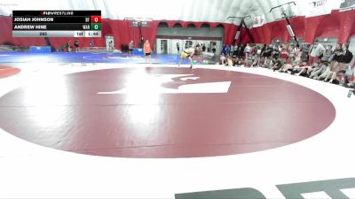 285 lbs Round 2 (8 Team) - Andrew Hine, Waukee Warriors vs Josiah Johnson, Batavia A