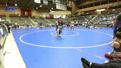 132 lbs Quarterfinal - Xzavier Molinas, North DeSoto Wrestling Academy vs Zadok Krenn, Trash Pandas Wrestling Club