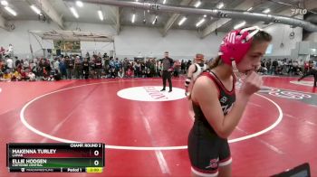 105 lbs Champ. Round 2 - Makenna Turley, Lamar vs Ellie Hodgen, Cheyenne Central