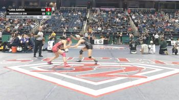 6A - 120 lbs Cons. Semi - Lara Garcia, Franklinton vs Mirabelle Chi, East Chapel Hill