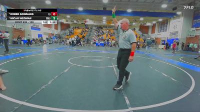 138 lbs Semifinal - Ruben Gonzales, Los Alamitos vs Micah Wegman, Calabasas
