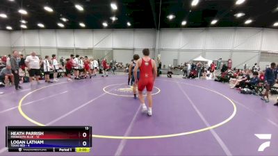 220 lbs Placement Matches (8 Team) - Heath Parrish, Minnesota Blue vs Logan Latham, Texas Red