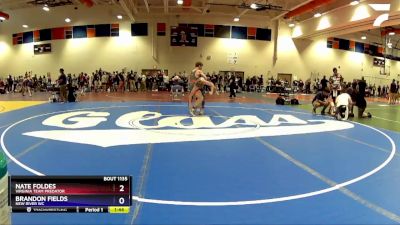 138 lbs Quarterfinal - Nate Foldes, Virginia Team Predator vs Brandon Fields, New River WC