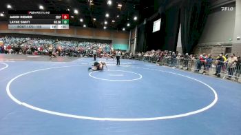 120 lbs Cons. Round 2 - Jaden Riemer, El Dorado vs Layne Swift, Kelso