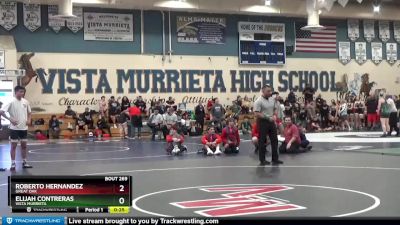 152 lbs 3rd Place Match - Elijah Contreras, Vista Murrieta vs Roberto Hernandez, Great Oak