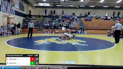 157 lbs Placement Matches (8 Team) - Skylar Edwards, Rockmart vs Drake Cantrell, Fannin County HS