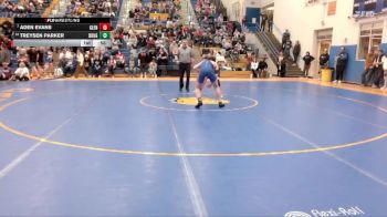 165 lbs Cons. Round 2 - Aden Evans, Glenrock vs Treysen Parker, Douglas