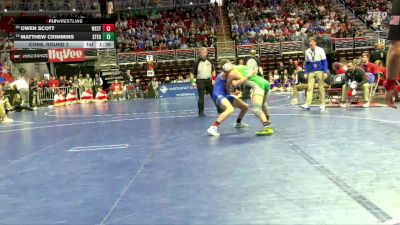 1A-132 lbs Cons. Round 2 - Matthew Crimmins, St. Edmond vs Owen Scott, Westwood, Sloan