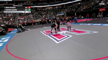 144-3A Champ. Round 1 - Colton Lucero, Pagosa Springs vs Jessi Wilkins, Salida