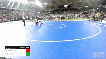 3A 152 lbs Cons. Round 5 - Chase Martin, Lake Washington vs Dalton Taylor, Cheney