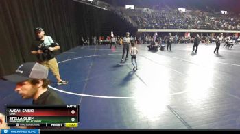 56 lbs Round 2 - Aveah Sainci, Iowa vs Stella Gliem, Moen Wrestling Academy