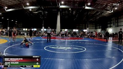 100 lbs Round 3 (6 Team) - Adam Walker, RAW vs Bret Bednarczyk, HANOVER HAWKEYE