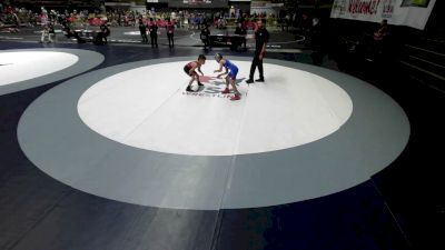 71 lbs Cons. Quarters - Hunter Cruz, Stockton Combat vs Sage Bernstein