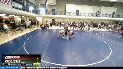 144 lbs Cons. Round 5 - Weston Meyer, Park City vs Carter Perkins, Sanderson Wrestling Academy