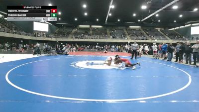 130 lbs Quarterfinal - Terryl Wright, Chesapeake vs Theon Baker, Alexandria
