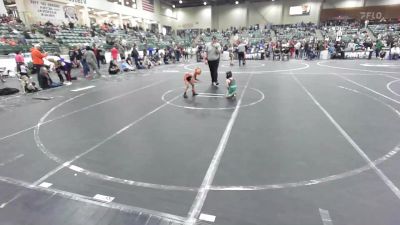 43 lbs Quarterfinal - Josiah Piz, Team Coalinga vs Westin Cota, Fallon Outlaws WC