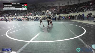 37 lbs Consi Of 8 #2 - Asher Ensey, Kiefer Youth Wrestling Club vs Connor Kilgore, Eufaula Ironheads Wrestling Club
