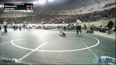 64 lbs Consi Of 8 #2 - Brock Villines, Weatherford Youth Wrestling vs Jarod Smith, Tecumseh Youth Wrestling