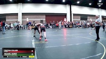 125 lbs Quarterfinal - Michael Hurst, Greeneville Wrestling vs Tristan Collier, Minion