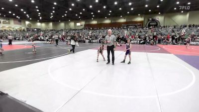 61 lbs Consolation - Josie Thomsen, Carson Valley Wildcats vs William Haley, Willows Wrestling