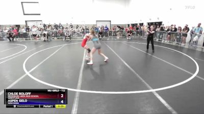 112 lbs Round 1 - Chloe Roloff, Reedsburg Area High School Wrestling vs Aspen Gelo, Wisconsin