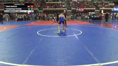 130 lbs Cons. Round 2 - Johnathan Foster, Montana Disciples vs Zeke Watson, Montana Disciples