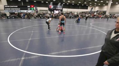 106 lbs Champ. Rd Of 16 - Aaron Contreras, Legacy Wrestling Center vs Gavin Chatham, Westmoore Wrestling Club