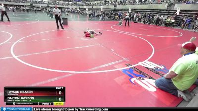 75 lbs Cons. Round 1 - Dalton Jackson, Rapids Wrestling Club vs Payson Nilssen, Wisconsin