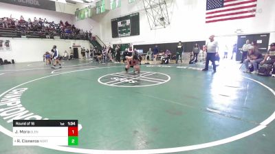 120 lbs Round Of 16 - Jayson Mora, Glendora vs Rene Cisneros, Northview