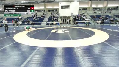 157 lbs Cons. Round 3 - Sam Watson, Oswego State vs Caden Geanetta, Norwich