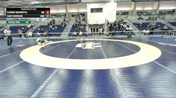 157 lbs Cons. Round 3 - Sam Watson, Oswego State vs Caden Geanetta, Norwich