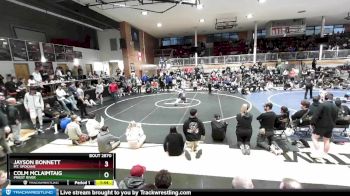 144 lbs Semifinal - Jayson Bonnett, Mt. Spokane vs Colm McLaimtaig, Priest River