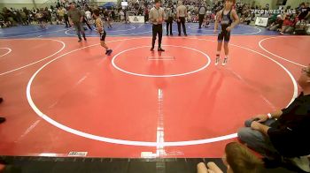 85 lbs Quarterfinal - Hagen Remus, Bartlesville Wrestling Club vs Gianni Perez, Pin-King All Stars