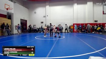 157 lbs Champ. Round 3 - James Miller, Perry Meridian Wrestling Club vs Moses Howard, Wawasee