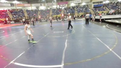 73 lbs Consi Of 8 #2 - Sawyer Heller, West Grand vs Brady Mathews, Top Notch WC