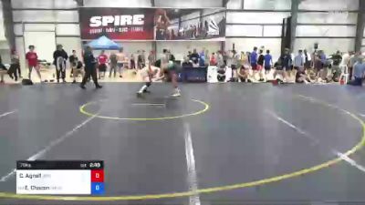 70 kg Round Of 128 - Cody Agnell, Iron Wrestling Club vs Elijah Chacon, Warrior Regional Training Center