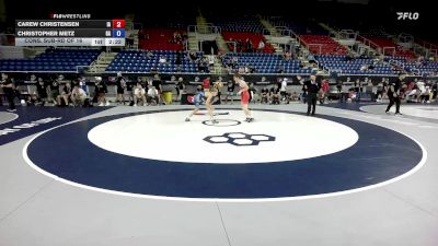 113 lbs Cons. Sub-rd Of 16 - Carew Christensen, IA vs Christopher Metz, GA
